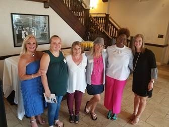 Women’s Food Alliance founder Leigh Cort, Verousce McKibbin, Nancy Slatsky, Jennifer Price, Faye Lance and Becky Lowry